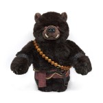 Black Myth Wukong Black Tiger Vanguard Black Bear Guai Plush Pendant Decorative Doll
